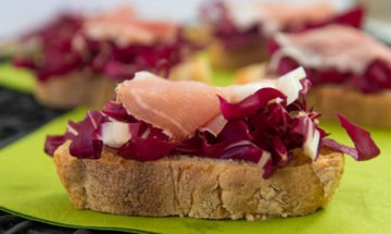 Bruschetta With Radicchio And Speck