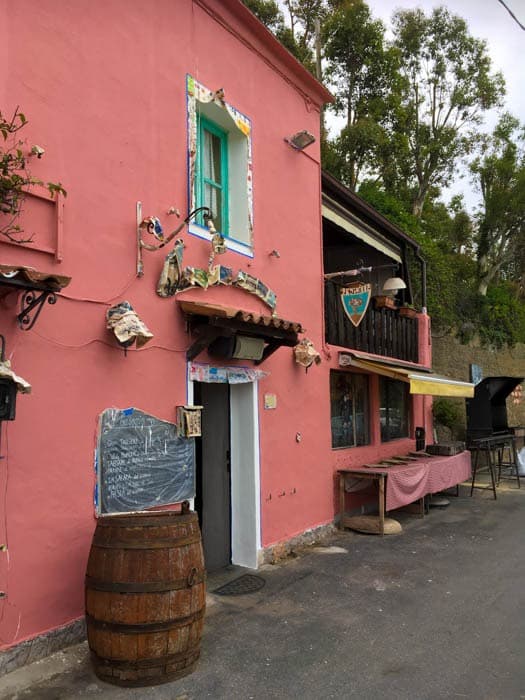 La Casaccia restaurant, Bussana Vecchia