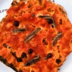 Pizza Rossa with Anchovies