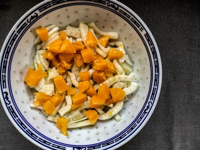 Fennel and orange salad