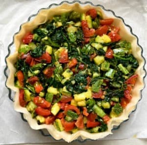 pi pie vegetables