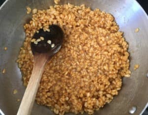 Honeycrunch: add the rice krispies